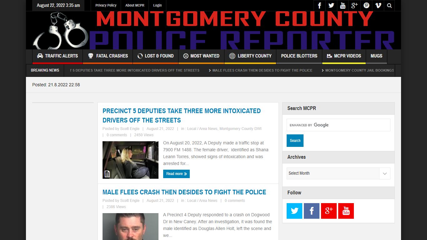 Montgomery County Police Reporter